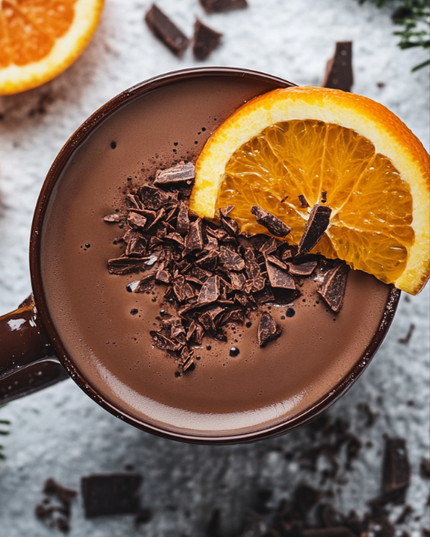 Dark Orange Hot Chocolate
