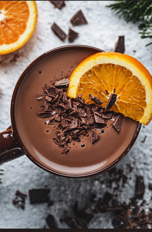 Dark Orange Hot Chocolate