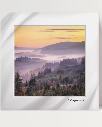 Dukes Pass Colours Square Print 10x10in