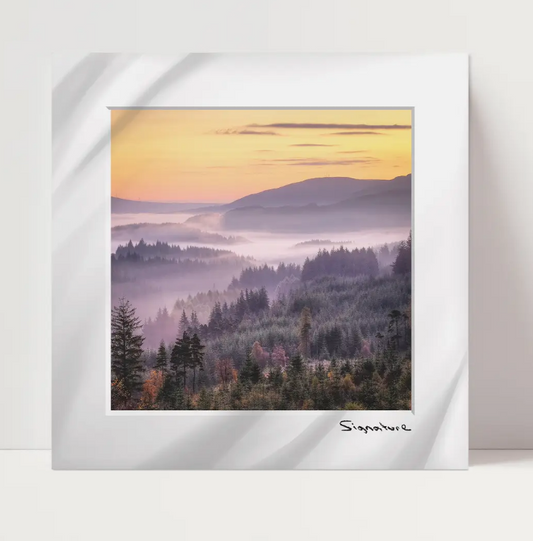 Dukes Pass Colours Square Print 10x10in