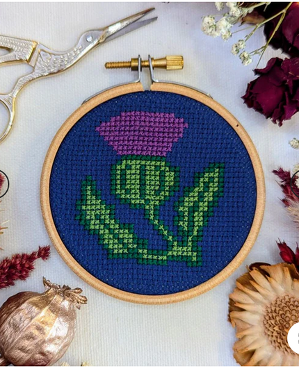Thistle Cross Stitch Kit