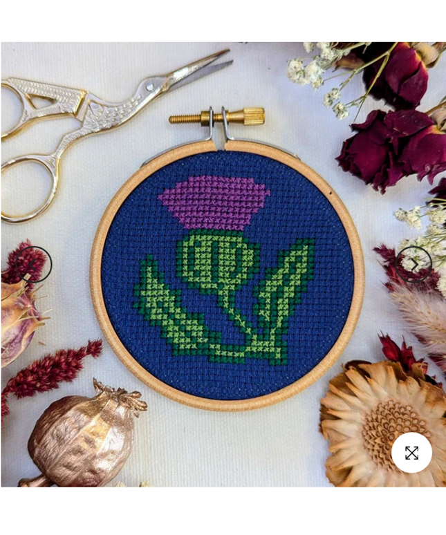 Thistle Cross Stitch Kit