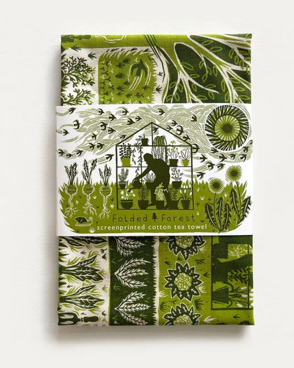 Gardener Tea Towel - Green