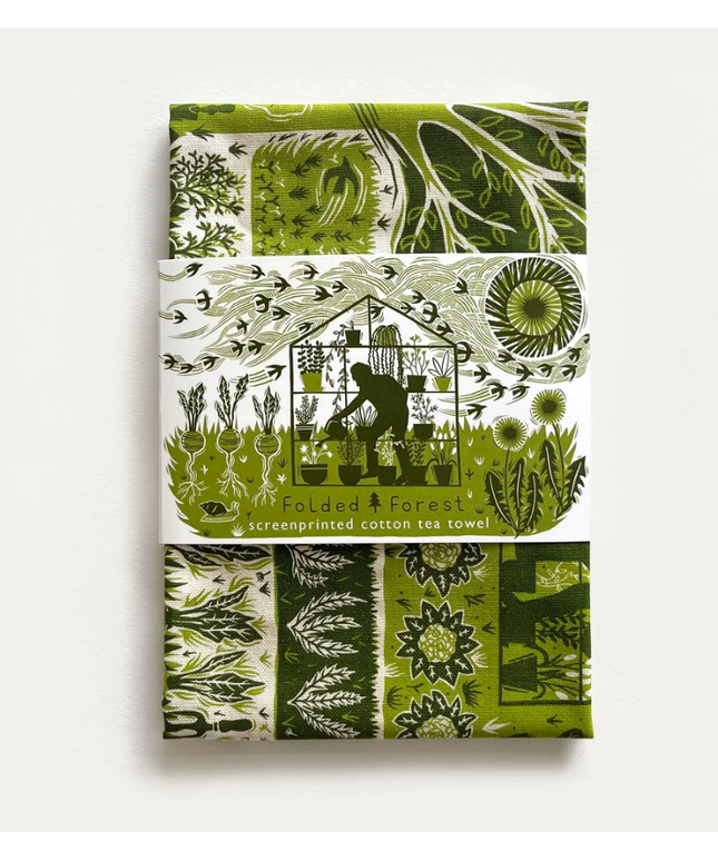 Gardener Tea Towel - Green