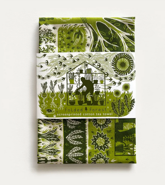 Gardener Tea Towel - Green