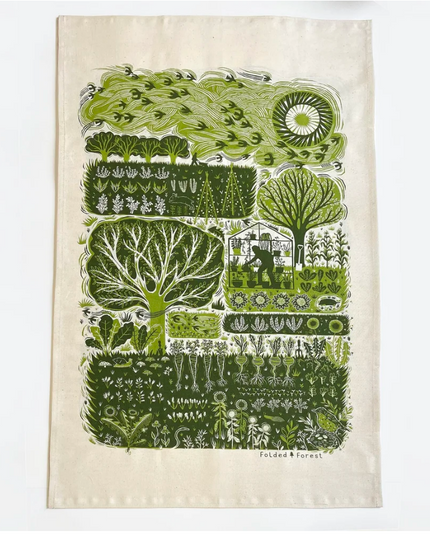 Gardener Tea Towel - Green