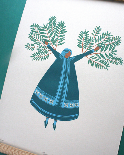 Daphne Art Print -Folklore Art