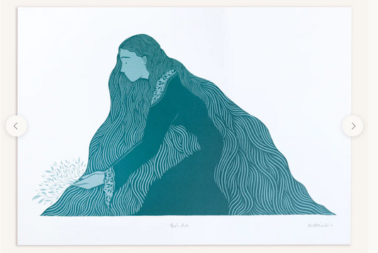 BRIDE Art Print -Folklore Art