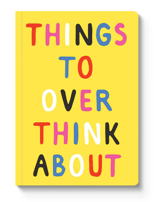 Things To Overthink About Paperback Notebook (A5