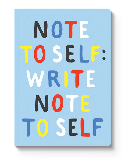 Note To Self Paperback Notebook (A5)