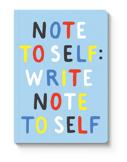 Note To Self Paperback Notebook (A5)
