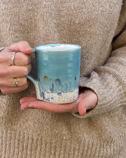 Shoreline Handmade Mug - Blue