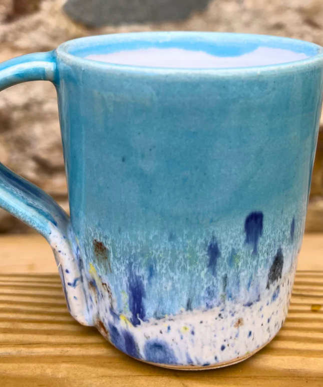 Shoreline Handmade Mug - Blue