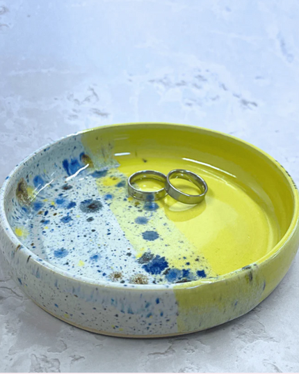 Shoreline Trinket Dish - Yellow