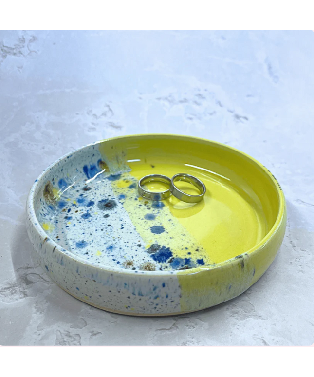 Shoreline Trinket Dish - Yellow