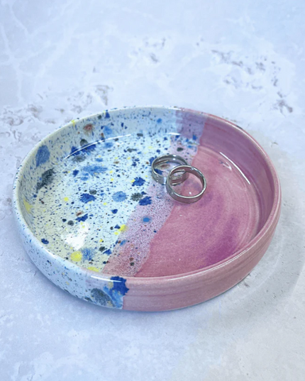 Shoreline Trinket Dish - Pinky Purple