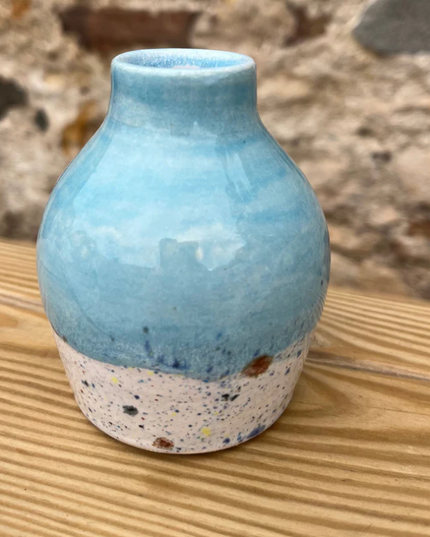 Ceramic Bud Vase - Shoreline * Blue
