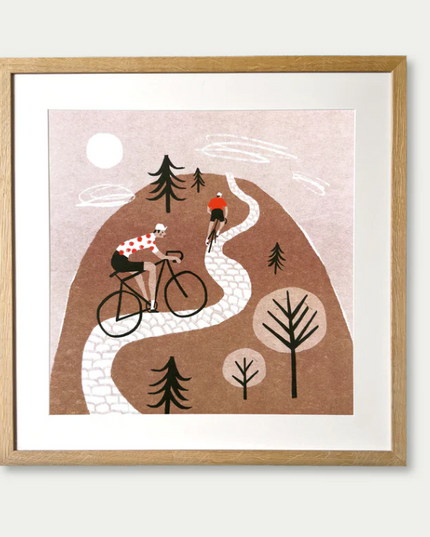 Hill Climb Art Print