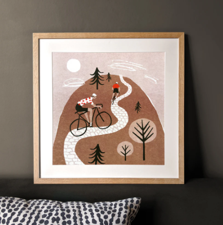 Hill Climb Art Print
