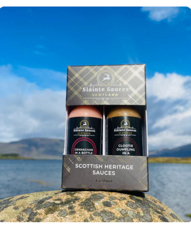 Scottish Heritage Gift Box 2 x 50ml * Clootie Dumpling & Cranachan