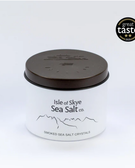 Isle Of Skye Sea Salt Tins 120g Smoked Scottish Sea Salt Crystals 120g