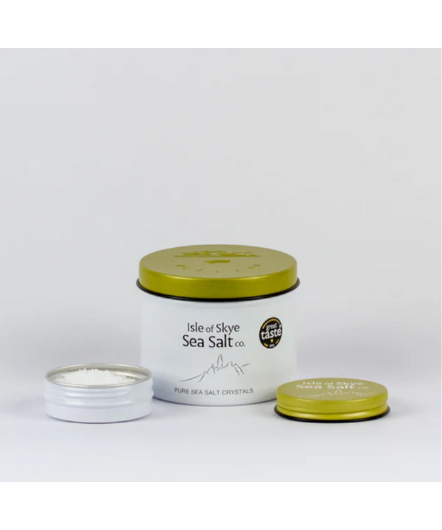 Isle Of Skye Sea Salt Tins 120g Pure Scottish Sea Salt Crystals 120g