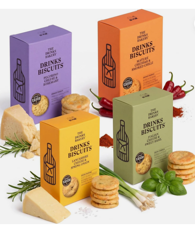 The Drinks Bakery - Gourmet Biscuits 110g Box
