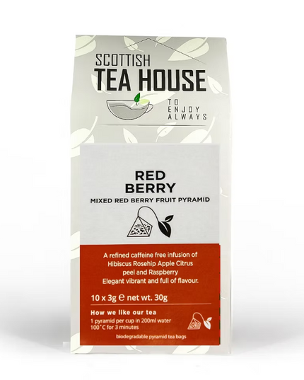 Scottish Tea House - 7 blends / 30g Box Red Berry