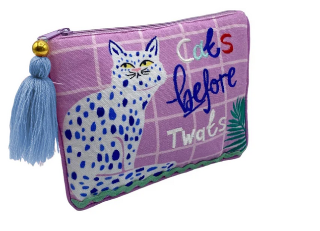Catnip 'Cats Before Twats' Purse