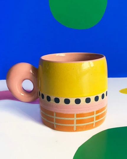 House of Disaster Bloc Mug * Yellow Top
