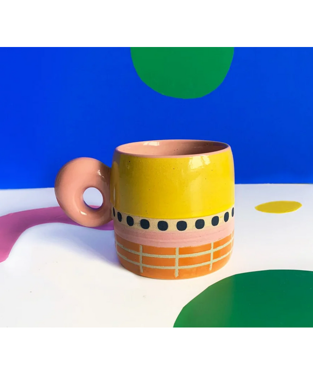 House of Disaster Bloc Mug * Yellow Top