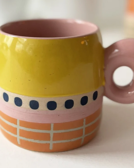 House of Disaster Bloc Mug * Yellow Top