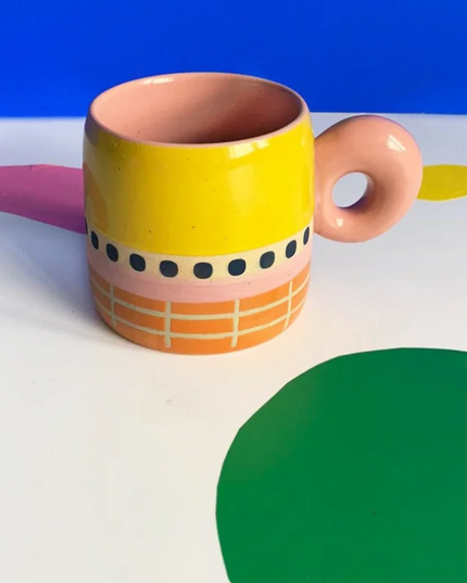 House of Disaster Bloc Mug * Yellow Top