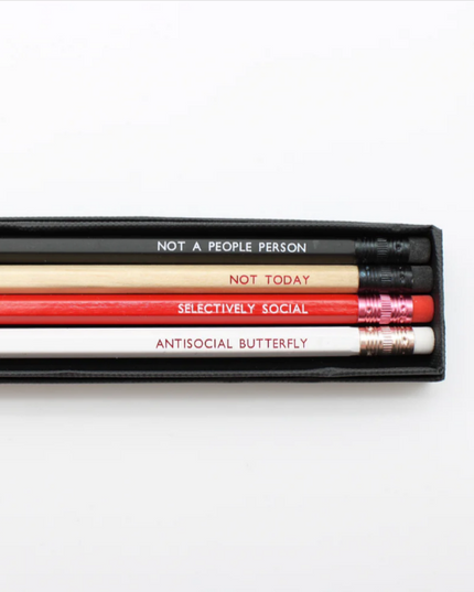 Antisocial Pencil Set (x4)