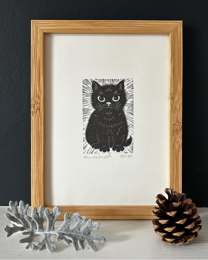 Black Cat Original Print Limited Edition