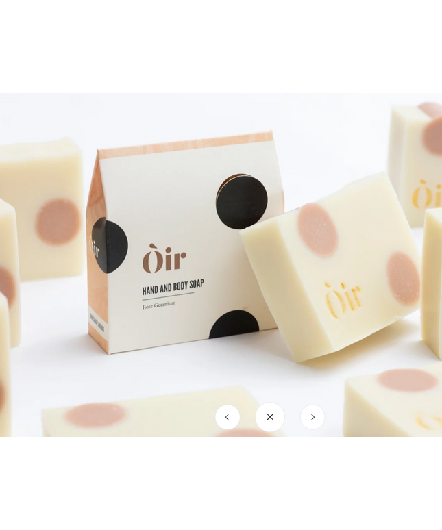Oir Soap * Rose geranium hand & body soap