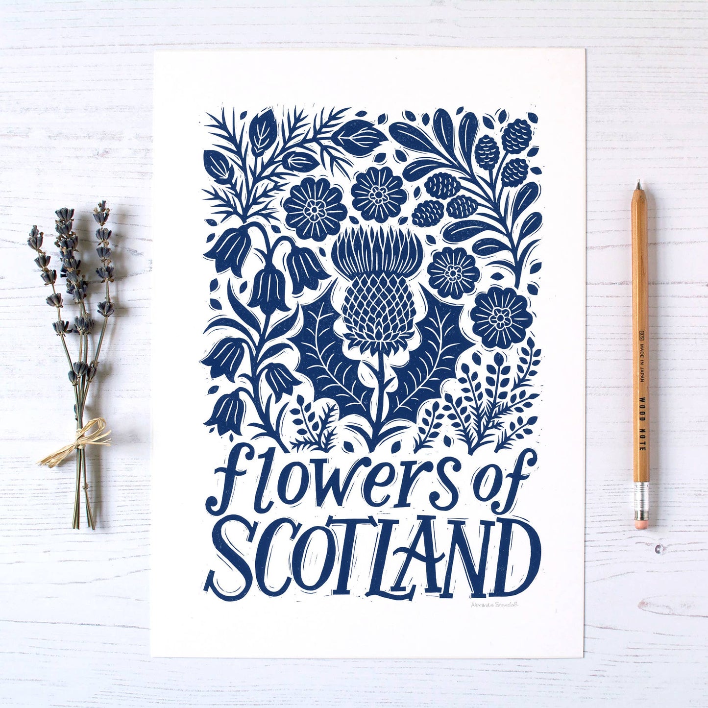 Flowers of Scotland Print