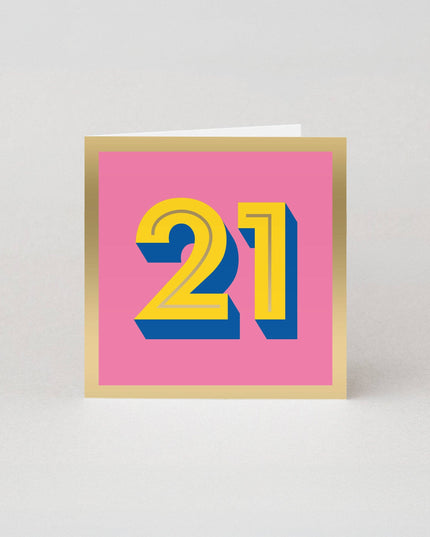 21st Birthday Cards | Milestone Age Cards | Luxury Cards