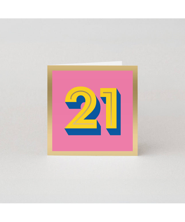 21st Birthday Cards | Milestone Age Cards | Luxury Cards