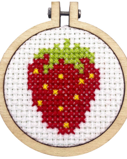 'I'm Berry Grateful' Mini Matchbox Cross Stitch Kit
