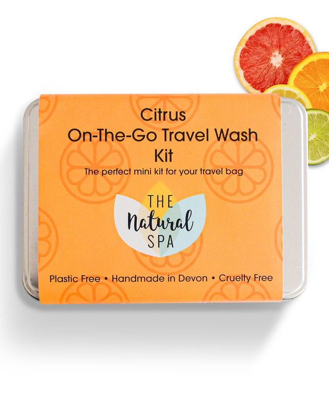 Citrus Mini "On-The-Go" Travel Wash kit - gift set
