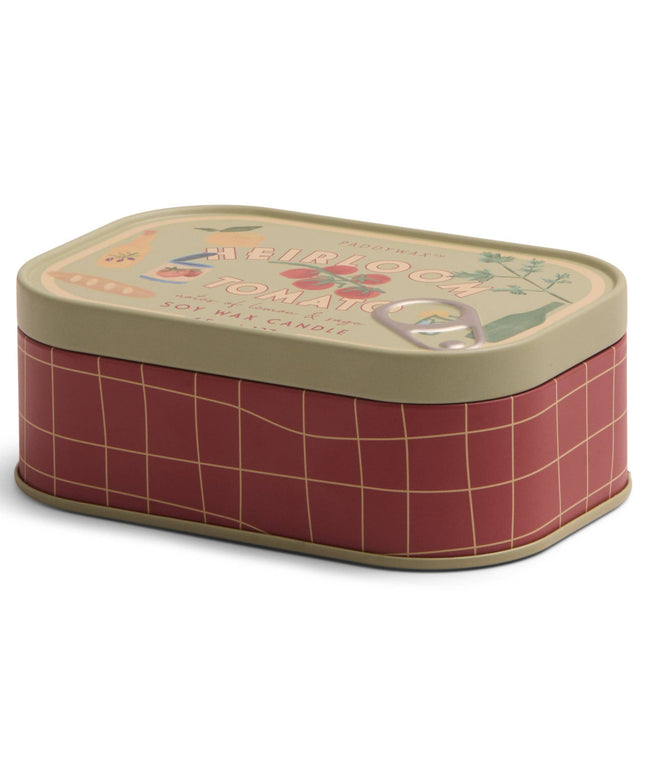 Paddywax Bistro Tomato Tin Candle - Heirloom Tomato
