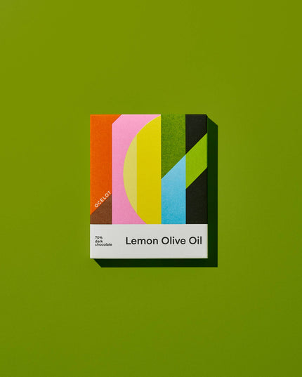 Lemon Olive Oil - Organic 70% dark chocolate bar, 70g