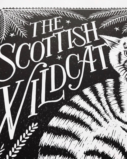 Scottish Wildcat Print - A4