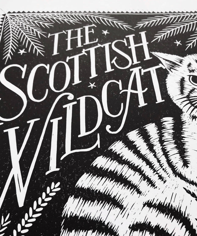 Scottish Wildcat Print - A4