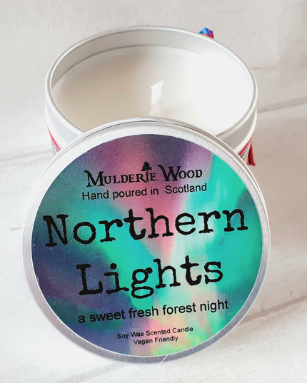Northern Lights (Aurora) Fresh Pine Scottish Gift Candle