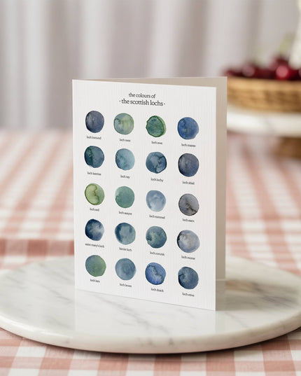 The Colours of The Scottish Lochs Greetings Card