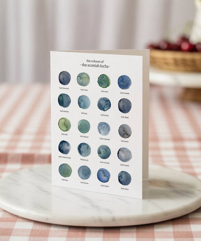 The Colours of The Scottish Lochs Greetings Card