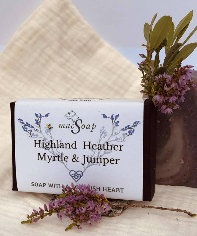 Highland Heather, Myrtle & Juniper. Scottish Botanical Soap