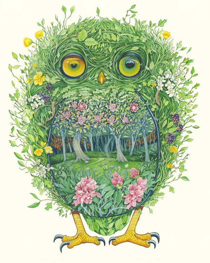 Owl from the Wild Wood Card
